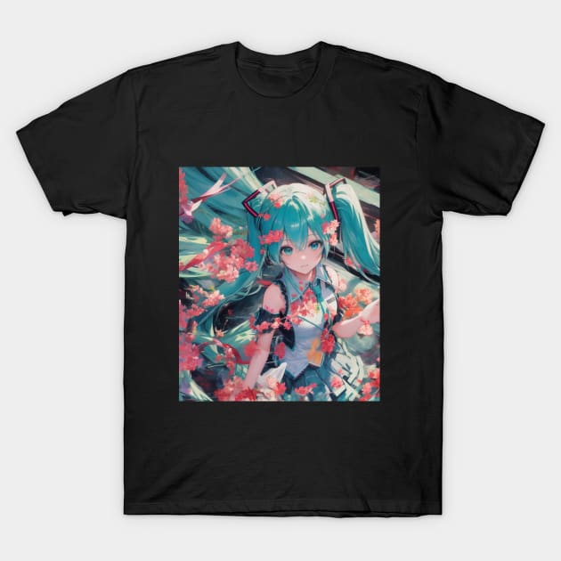 Hatsune Miku T-Shirt by Prossori